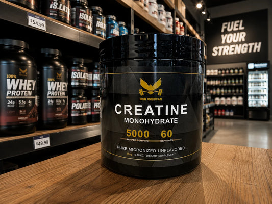 Iron American Creatine Monohydrate 300g – Pure & Unflavored | Imported